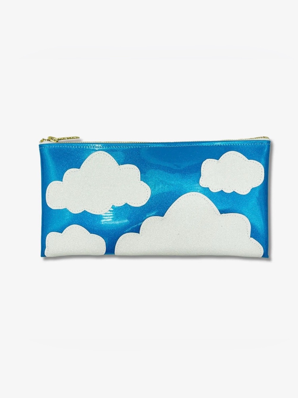 Dreamy Sky Blue &
White Glitter Cloud Clutch!